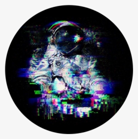 #space #astronaut #aesthetic #glitch #spaceman #black - Packix Widgets, HD Png Download, Free Download