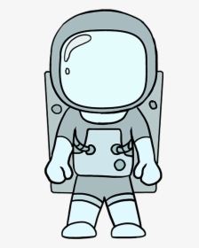 How To Draw An Astronaut - Space Suit Drawing Easy, HD Png Download, Free Download