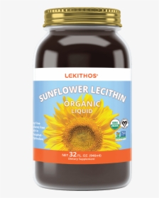 Lekithos Organic Sunflower Lecithin Liquid - Natural Sunflower Lecithin, HD Png Download, Free Download
