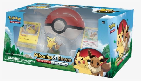 Home / Products / Pokemon / Pikachu & Eevee Poké Ball - Pikachu And Eevee Pokeball Collection Box, HD Png Download, Free Download