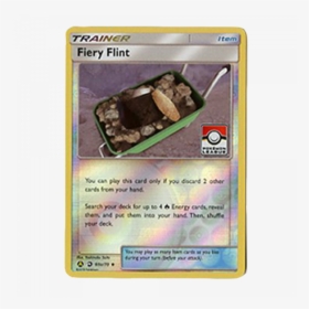 Fiery Flint Pokemon League Reverse Holo Promo 60a/70 - Fiery Flint Tcg Card Promo, HD Png Download, Free Download