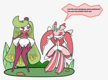 Pokemon Tsareena And Lurantis, HD Png Download, Free Download