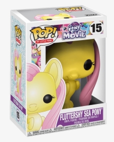 Funko Pop My Little Pony The Movie Fluttershy Sea Pony - Fluttershy Pop Figure, HD Png Download, Free Download