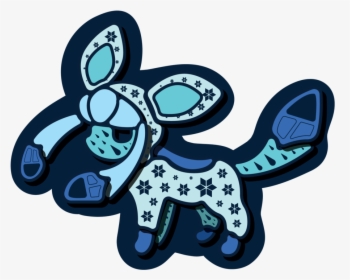 Glaceon-sticker, HD Png Download, Free Download