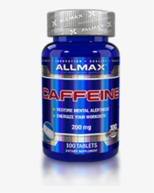 Allmax Caffeine Tabs - Caffeine Pills 200 Mg, HD Png Download, Free Download