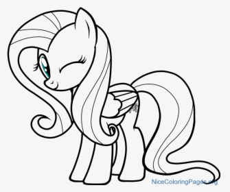 Collection Of Free Pony Drawing Fluttershy Download - Little Pony Drawings, HD Png Download, Free Download