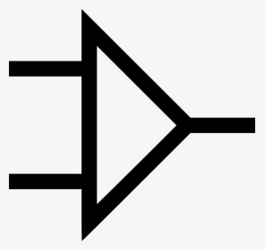 Operational Amplifier - Amplifier Icon Png, Transparent Png, Free Download