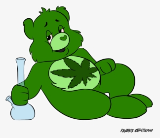 Cannabear On Twitch - Cartoon, HD Png Download, Free Download