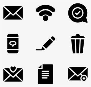 Phone Email Icon Png, Transparent Png, Free Download