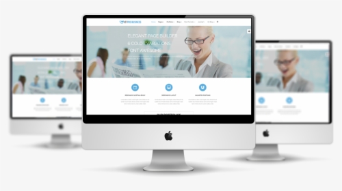Lt Pro Business Mockup - Website Design Responsive Mockup, HD Png Download, Free Download