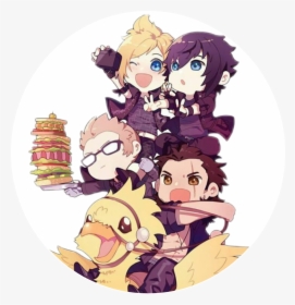 ##ffxv #ignis #iggy #prompto #noctis - Cute Final Fantasy Art, HD Png Download, Free Download