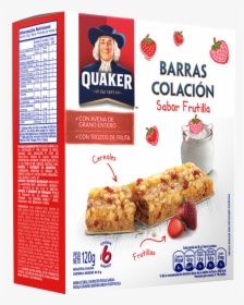 Codigo De Barras Cereal Png - Barra Frutilla A La Crema Quaker, Transparent Png, Free Download