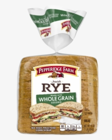 Whole Grain Seeded Ryebread - Pepperidge Farm Whole Grain Rye Bread, HD Png Download, Free Download