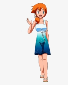 Pokemon Ash And Misty Kiss In Beach - Grown Up Misty Pokemon, HD Png Download, Free Download