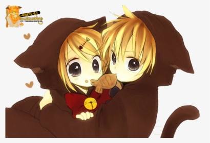 Rin And Len - Rin Y Len Kagamine Neko, HD Png Download, Free Download