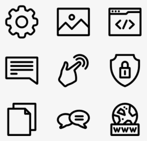 Website Design Icon Packs - Information Technology Icons Png, Transparent Png, Free Download