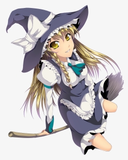 Wallpaper Girls Background Skirt Touhou Kirisame Marisa - Wallpaper, HD Png Download, Free Download