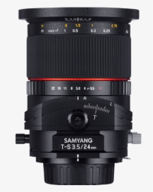 Samyang 24mm F 3.5 Tilt Shift Nikon F, HD Png Download, Free Download