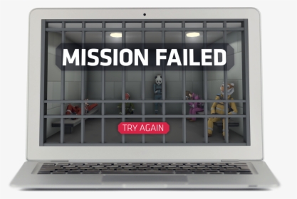 Mission Failed / Try Again] - Laptop, HD Png Download, Free Download
