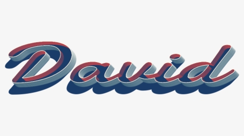 David 3d Letter Png Name - Graphic Design, Transparent Png, Free Download