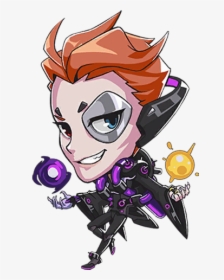 Overwatch Moira Cute Spray, HD Png Download, Free Download