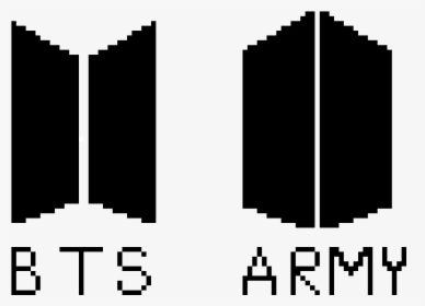 Transparent Bts Png Logo - Bts Pixel Art Logo, Png Download, Free Download