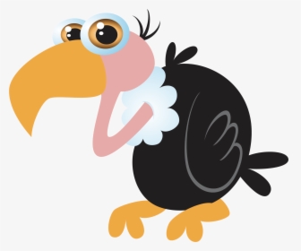 Transparent Ostrich Clipart - Dibujo De Un Cóndor Animado, HD Png Download, Free Download