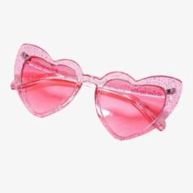 Image - Heart Sunglasses Pink Glitter, HD Png Download, Free Download