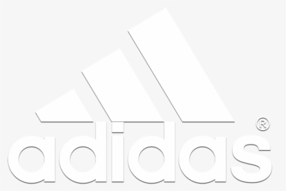 adidas logo white