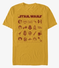Bingo Card Star Wars T-shirt - Spanish Club T Shirts, HD Png Download, Free Download