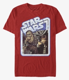Vintage Chewbacca And Han Solo Star Wars T-shirt - Etro Star Wars Shirt, HD Png Download, Free Download