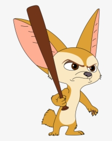 Fox Clipart Zootopia, Fox Zootopia Transparent Free - Angry Fennec Fox Zootopia, HD Png Download, Free Download