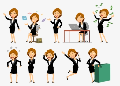 Thumb Image - Business Woman Vector Png, Transparent Png, Free Download
