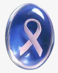 Breast Cancer Pink Awareness Ribbon Smooth Worry Stone - Emblem, HD Png Download, Free Download