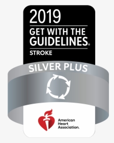 Get With The Guidelines-stroke Silver Plus - 2019 Mission Lifeline Silver Plus Receiving, HD Png Download, Free Download