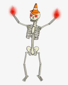 Drawing Wizards Skeleton - Cartoon, HD Png Download, Free Download