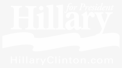 Hillary Clinton For President Logo Black And White - Jhu Logo White, HD Png Download, Free Download
