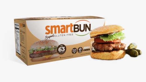 Smartbun 63 Slider - Smart Bun Sesame, HD Png Download, Free Download