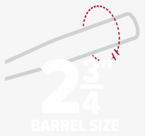 Bat Non Barrel 2 3/4 - Graphic Design, HD Png Download, Free Download