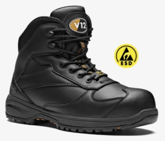 V12 Octane Leather Free Safety Hiker Boots - V2 Safety Boots, HD Png Download, Free Download