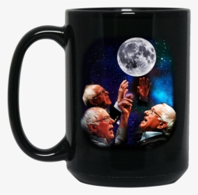Three Bernie Sanders Moon Mug - Bernie Sanders Shirt Moon, HD Png Download, Free Download