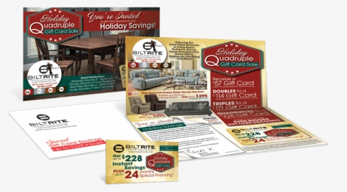 The Killer Gift Card Mailer Furniture Direct Mail Promotional - Flyer, HD Png Download, Free Download