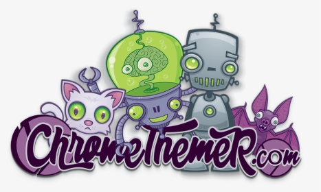 Space Google Chrome Themes - Robot Cartoon, HD Png Download, Free Download