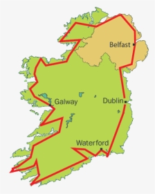 Irish Geology Tour Map - Map, HD Png Download, Free Download