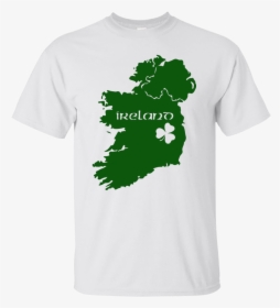 Ireland Irish Map Shirt, Hoodie, Tank - Ireland Silhouette, HD Png Download, Free Download