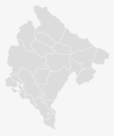 Printable Outline , Blank Montenegro Map - Outline Of Montenegro Map, HD Png Download, Free Download