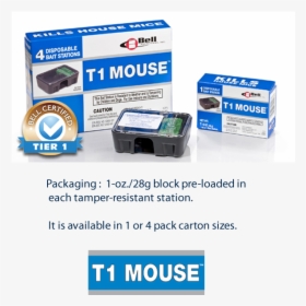 T1 Disposable Mouse Bait Stations - Box, HD Png Download, Free Download