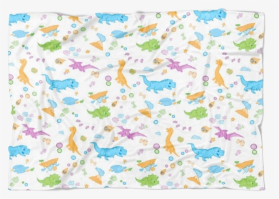Little Rawr Patterned Fleece Baby Blanket Blankets - Linens, HD Png Download, Free Download