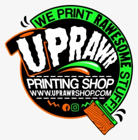 Uprawr Printing Shop - Emblem, HD Png Download, Free Download