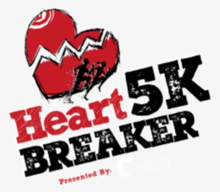 Heartbreaker 5k/10k, Presented By Confluence Health - Heart, HD Png Download, Free Download